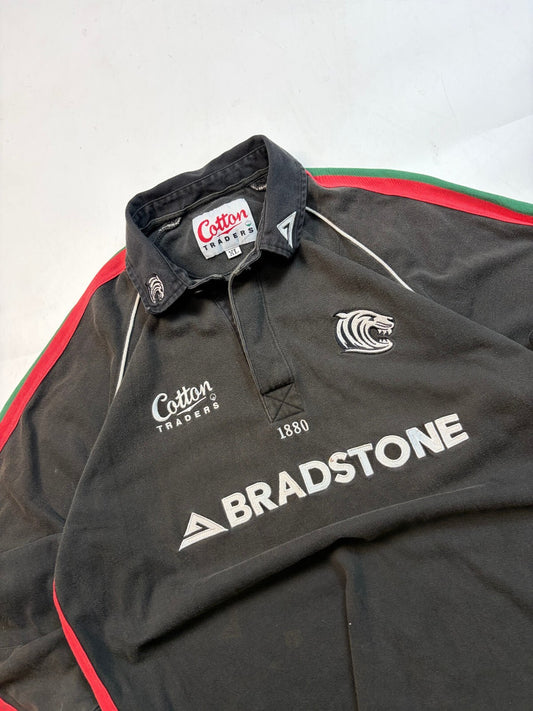 Vintage Leicester Tigers 2004/05 Cotton Traders away rugby union shirt (XL)