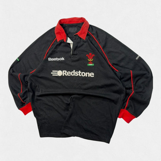Vintage Wales 2002-04 Reebok away rugby union shirt (XL)
