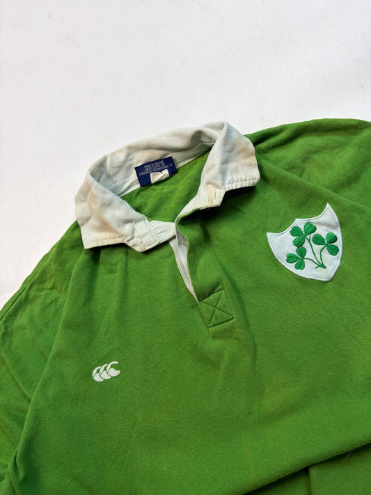 Vintage 80s Ireland Canterbury supporters rugby union shirt (XL)
