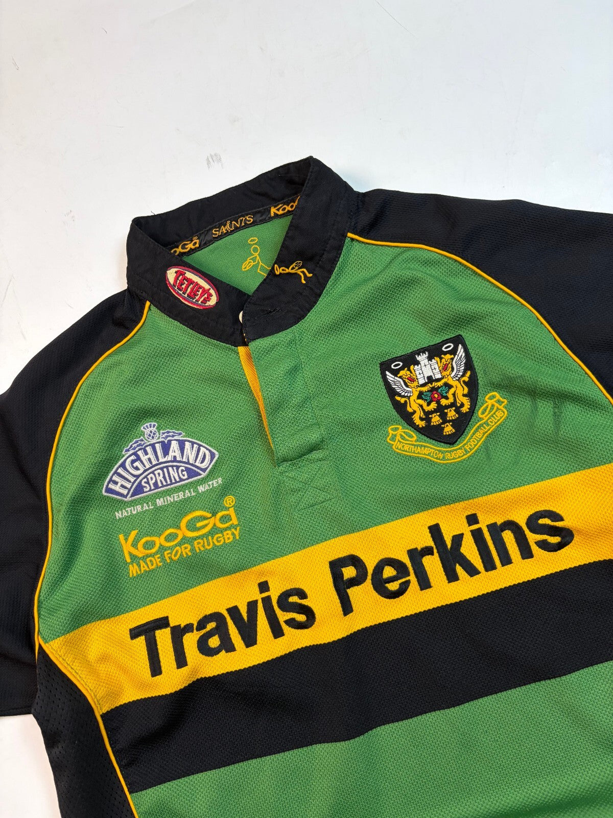 Vintage Northampton Saints 2004/05 Kooga rugby shirt (S)