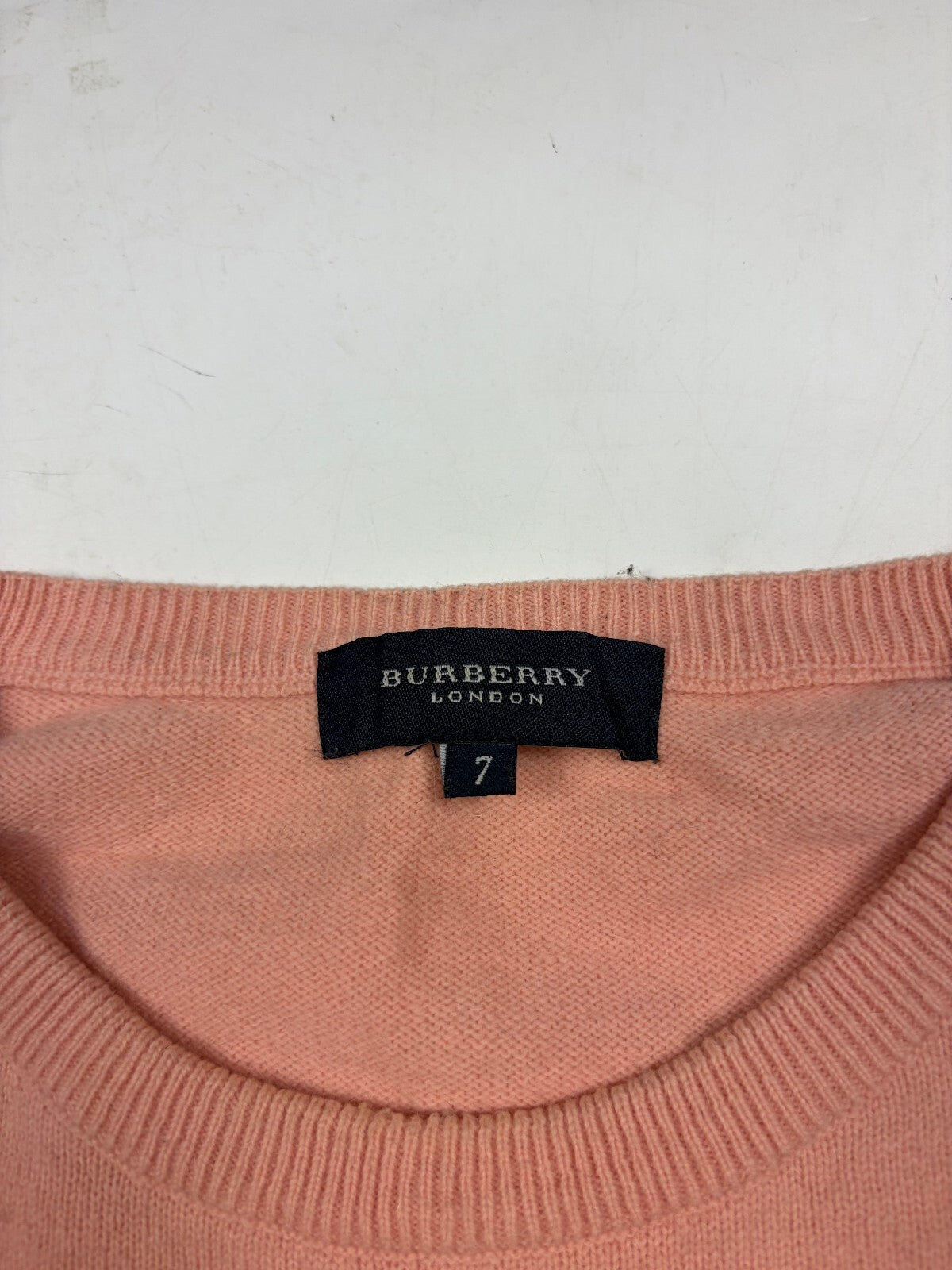 Vintage Burberry wool knit sweater (XL)