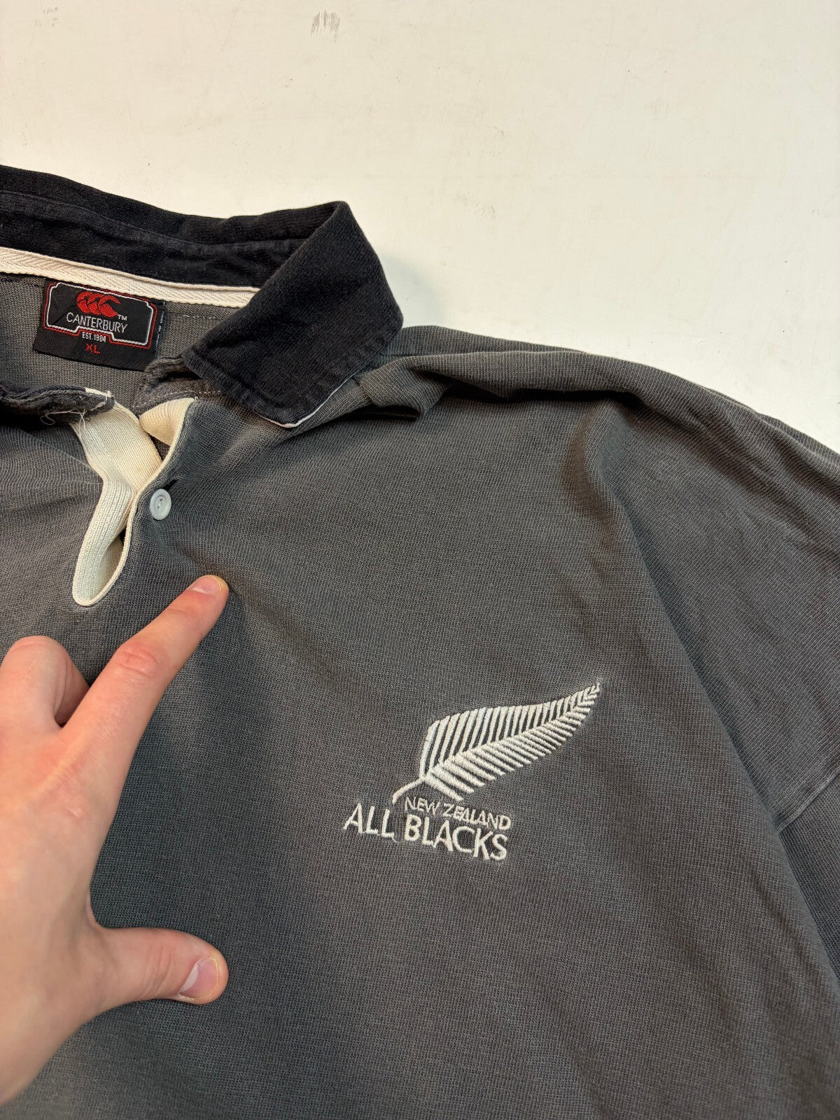 Vintage New Zealand 1992-94 Canterbury rugby shirt (XL)