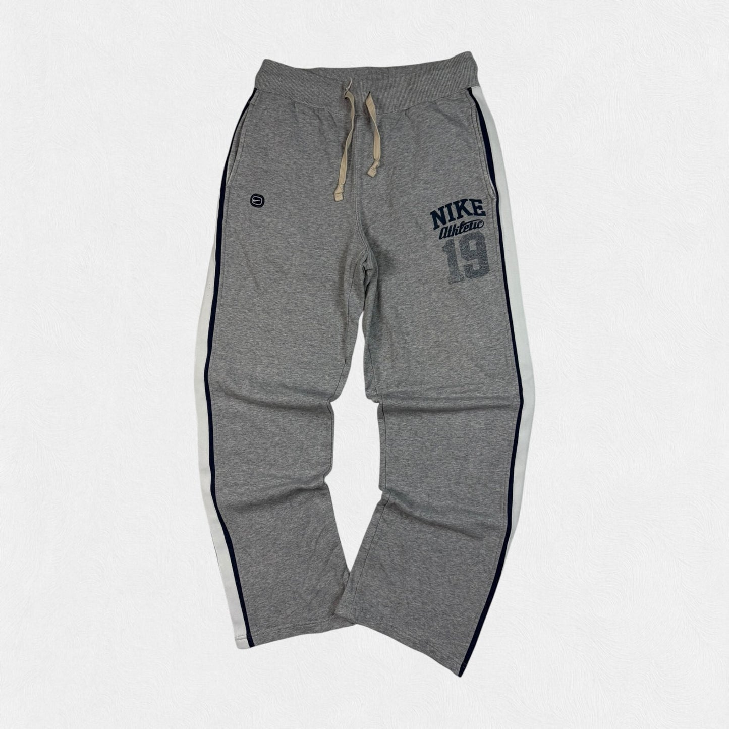 Vintage Nike side stripe baggy joggers (M)