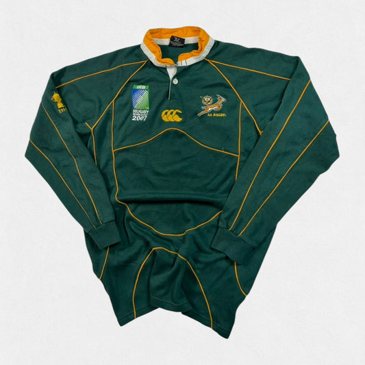 Vintage South Africa 2007 world cup Canterbury rugby union shirt (L)