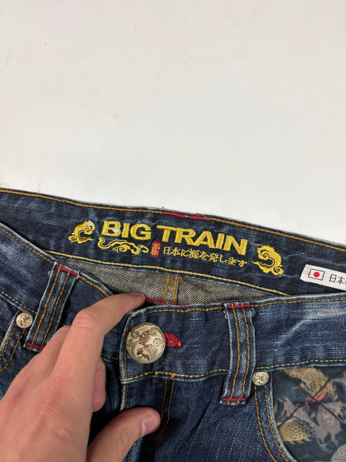 Vintage Y2K Big Train Japanese hip hop jeans (W32)