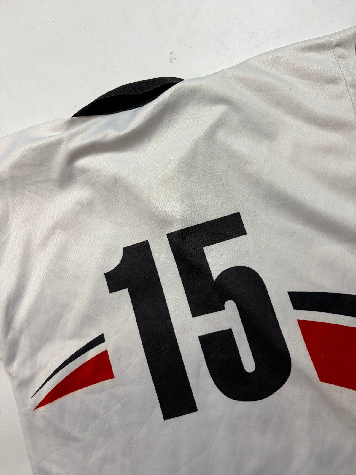 Vintage Lyon ou match worn rugby union shirt (XL)