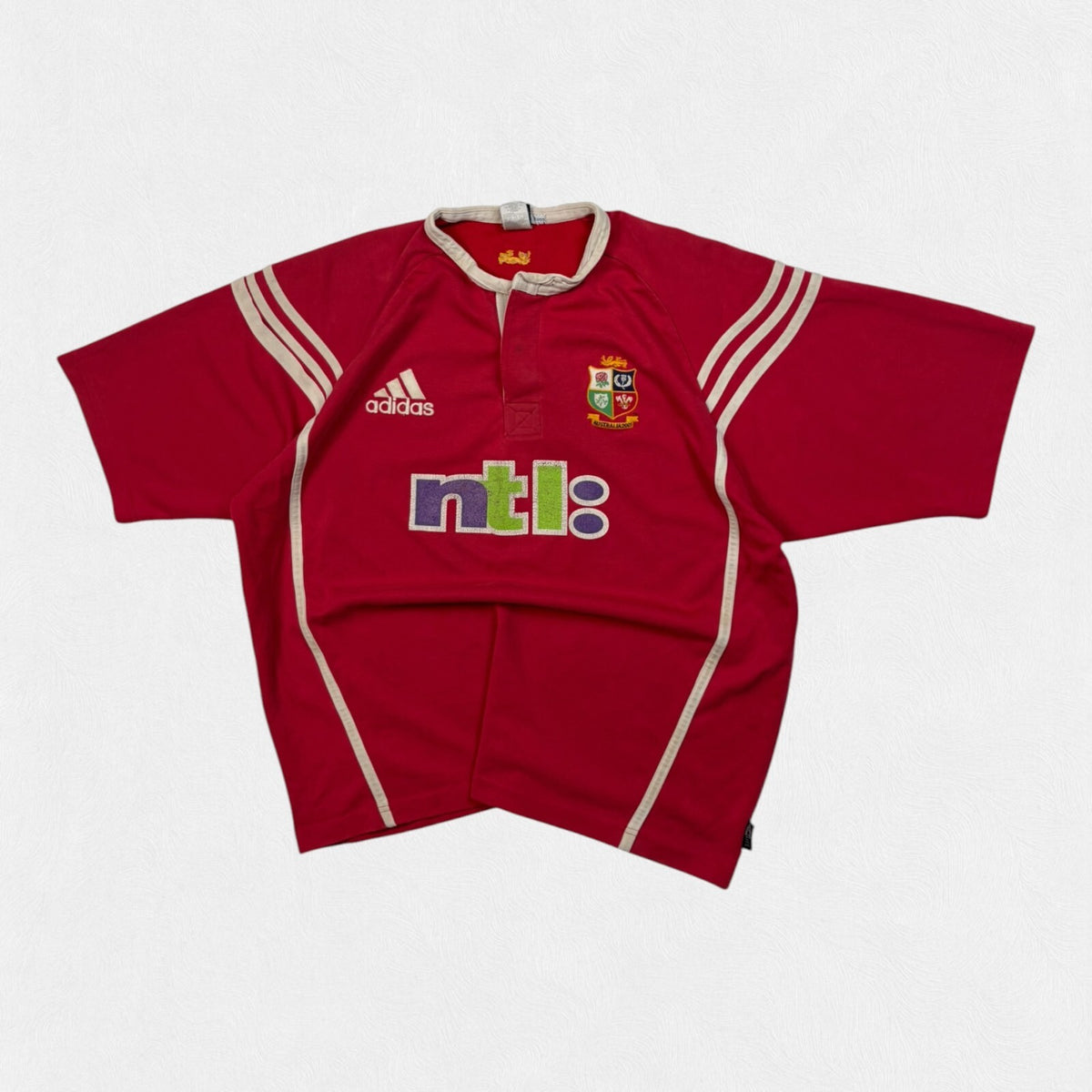 Vintage British & Irish Lions 2001 tour Adidas rugby shirt (XL)