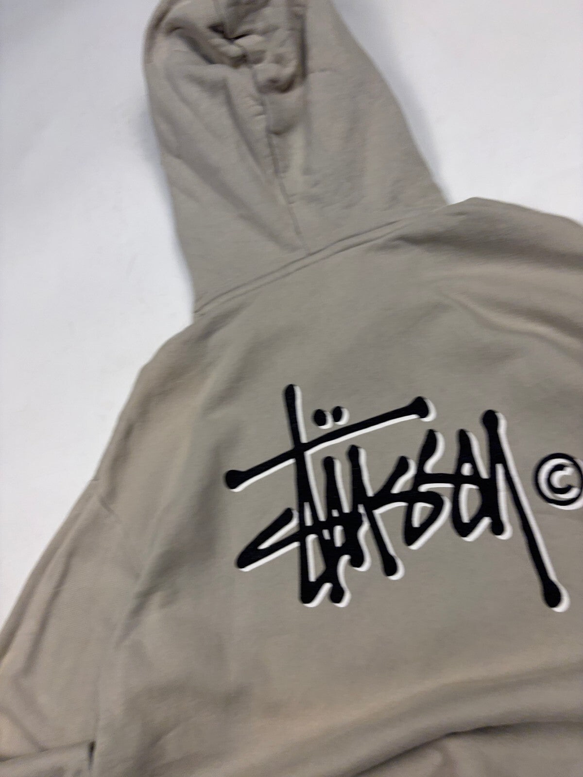 Stussy script spell out hoodie (M)
