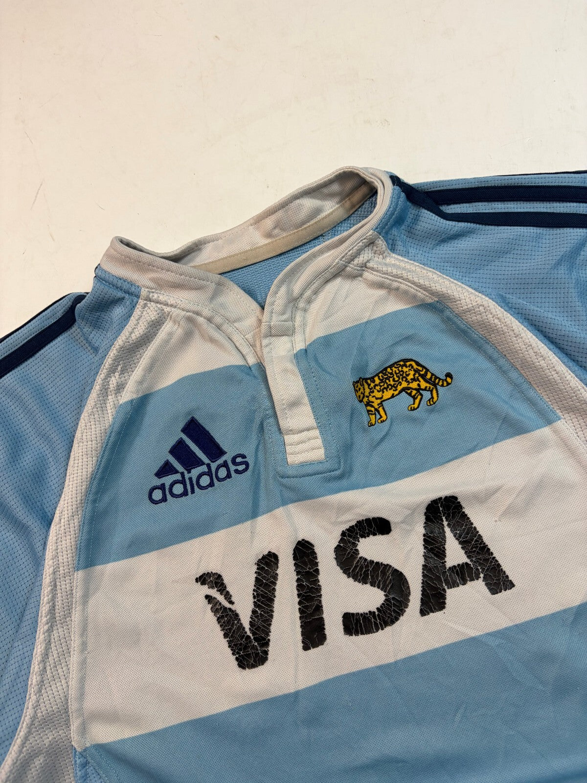 Vintage Argentina 2007/08 Adidas rugby union shirt (M)