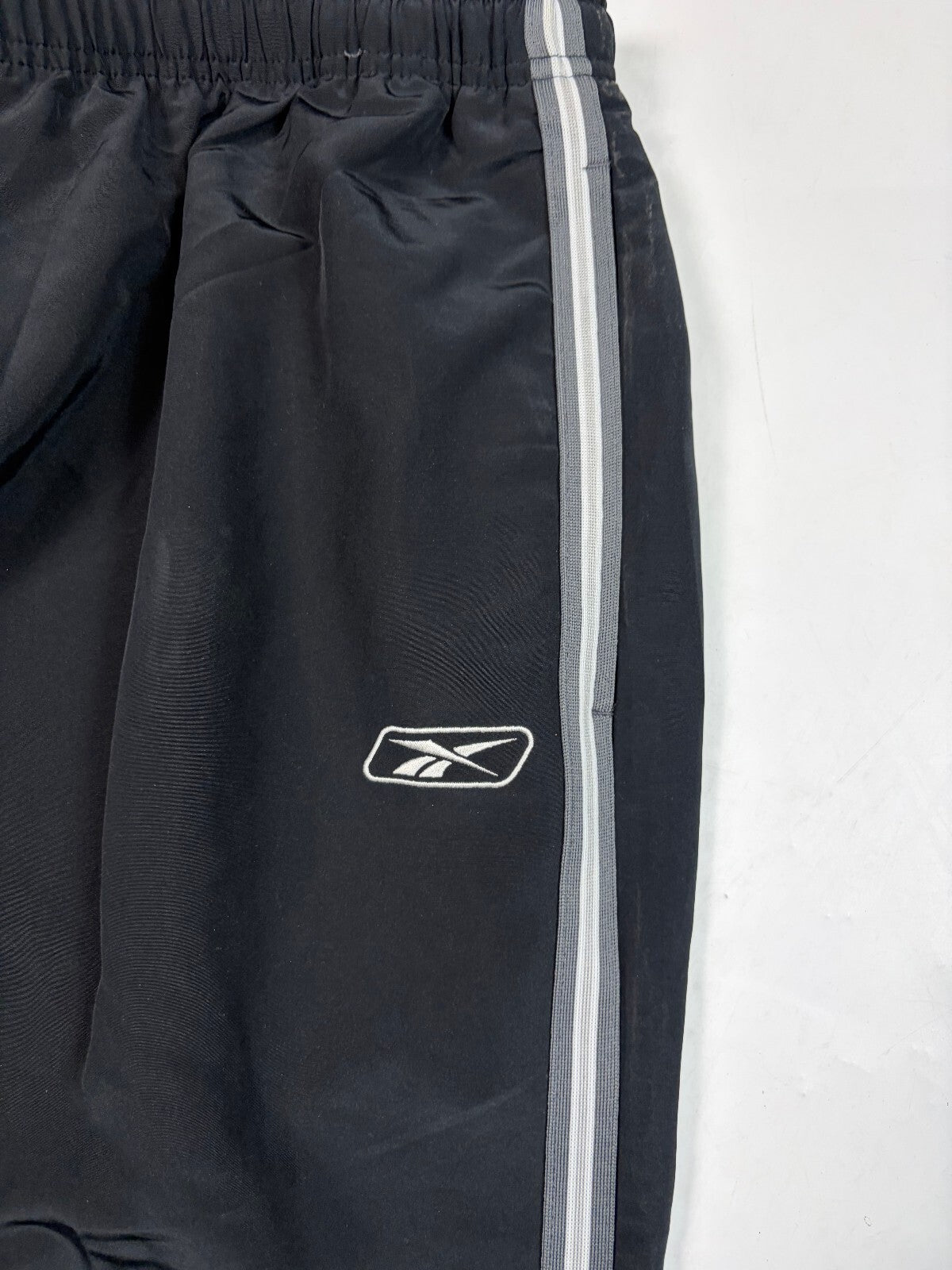 Vintage Reebok side stripe baggy track pants (XXL)
