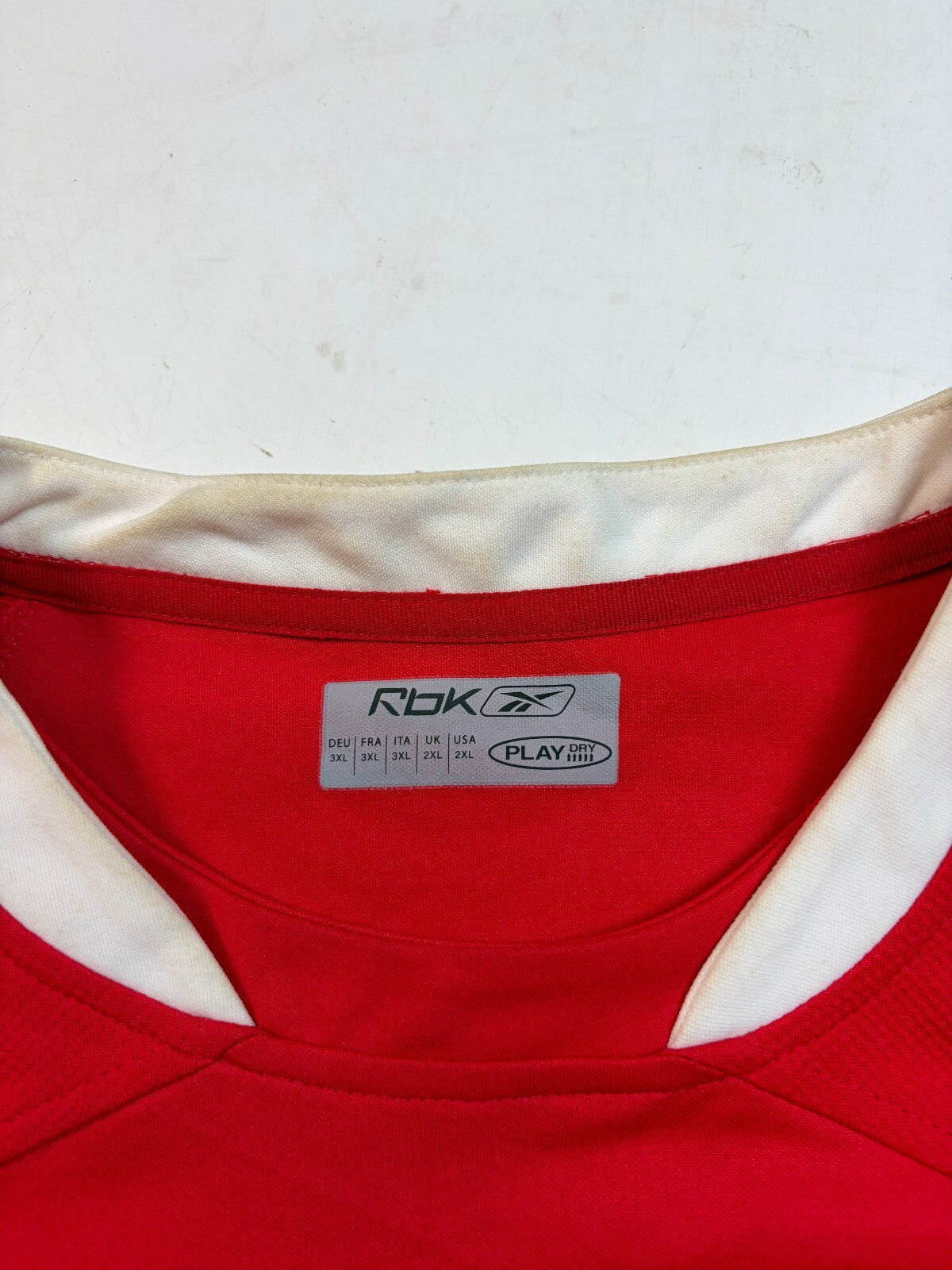 Vintage Wales 2007/08 Reebok player rugby shirt (XXL)