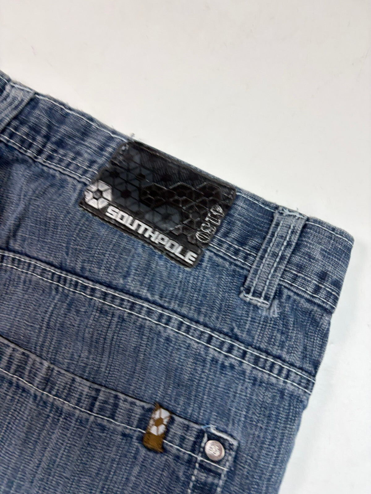 Vintage Southpole skateboarding baggy hip hop jeans (W38)