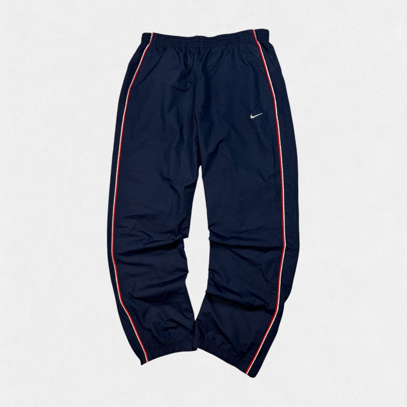 Vintage Y2K Nike side stripe baggy track pants (M)