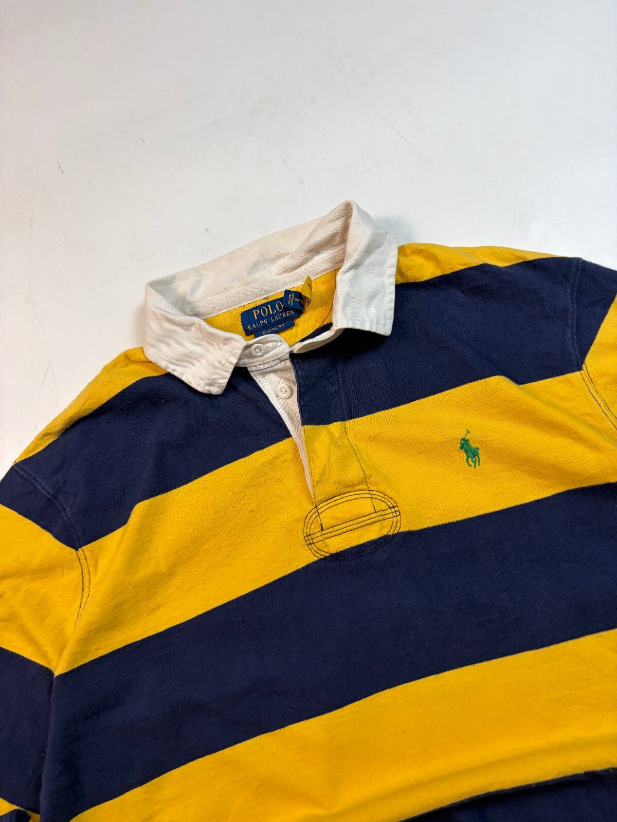 Ralph Lauren striped rugby polo shirt (XL)