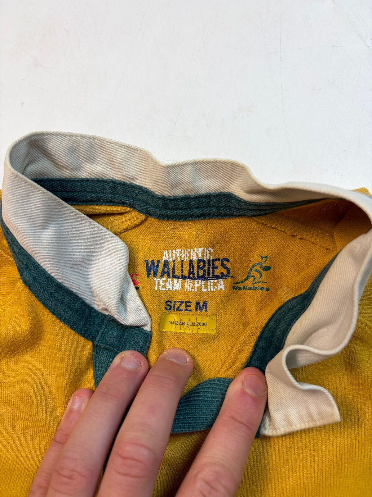 Vintage Australia 2006/07 Canterbury home rugby union shirt (M)