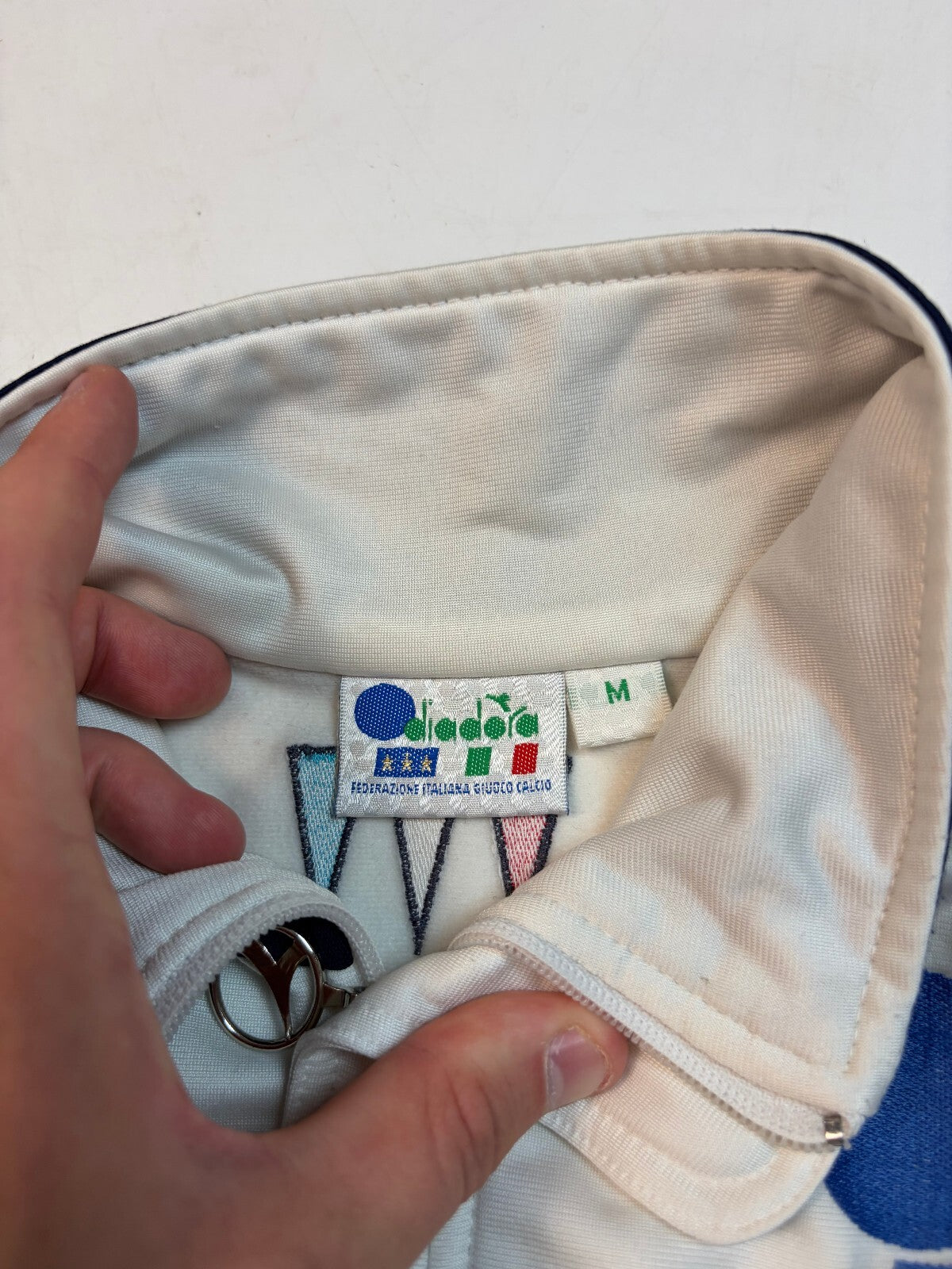 Vintage 90s Italy 1993/94 Diadora football track jacket (M)