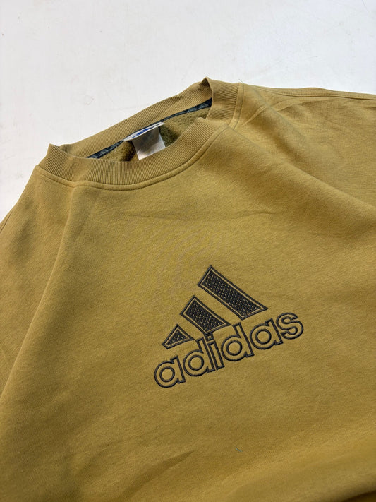 Vintage 90s Adidas centre logo sweatshirt (XL)