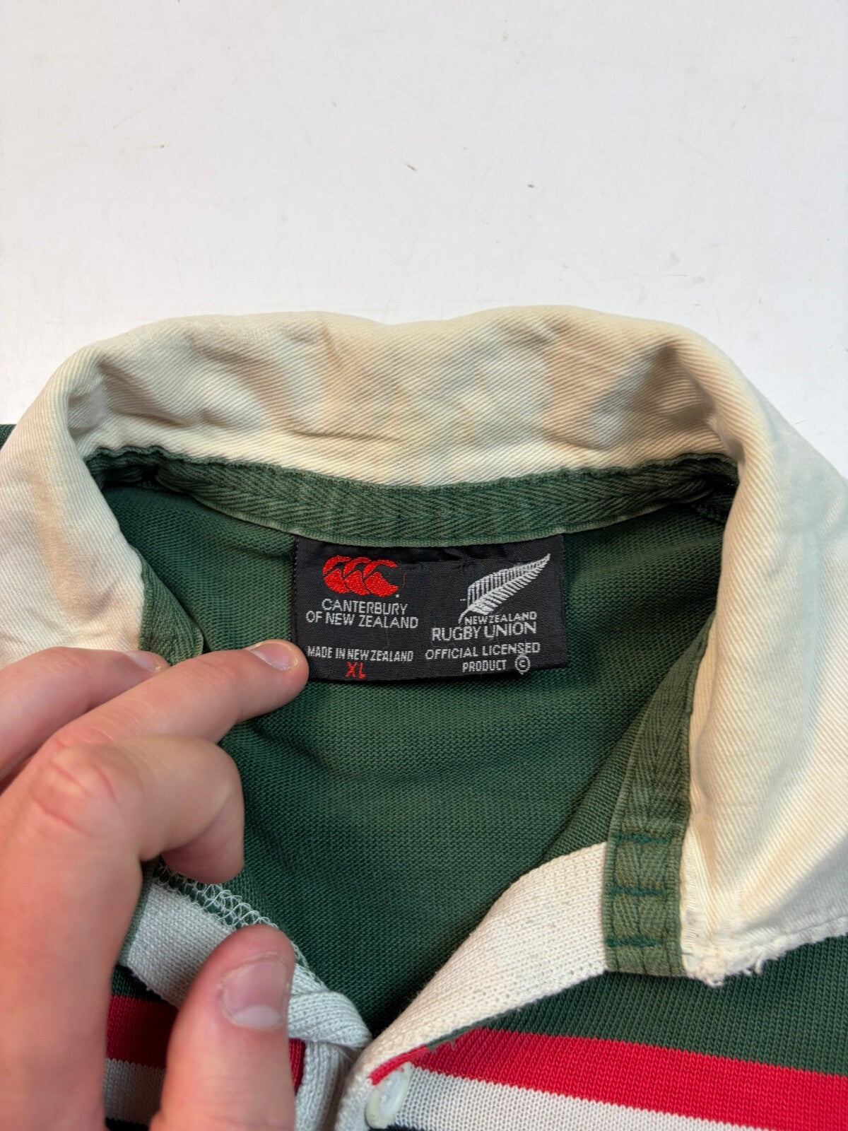 Vintage New Zealand 1994-96 Canterbury training rugby shirt (XL)