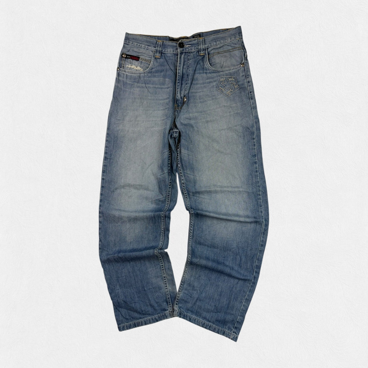 Vintage Y2K Tribal baggy hip hop jeans (W32)