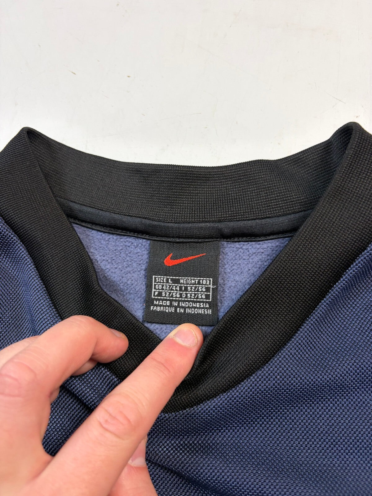 Vintage 90s Nike uptempo mini swoosh sweatshirt (L)