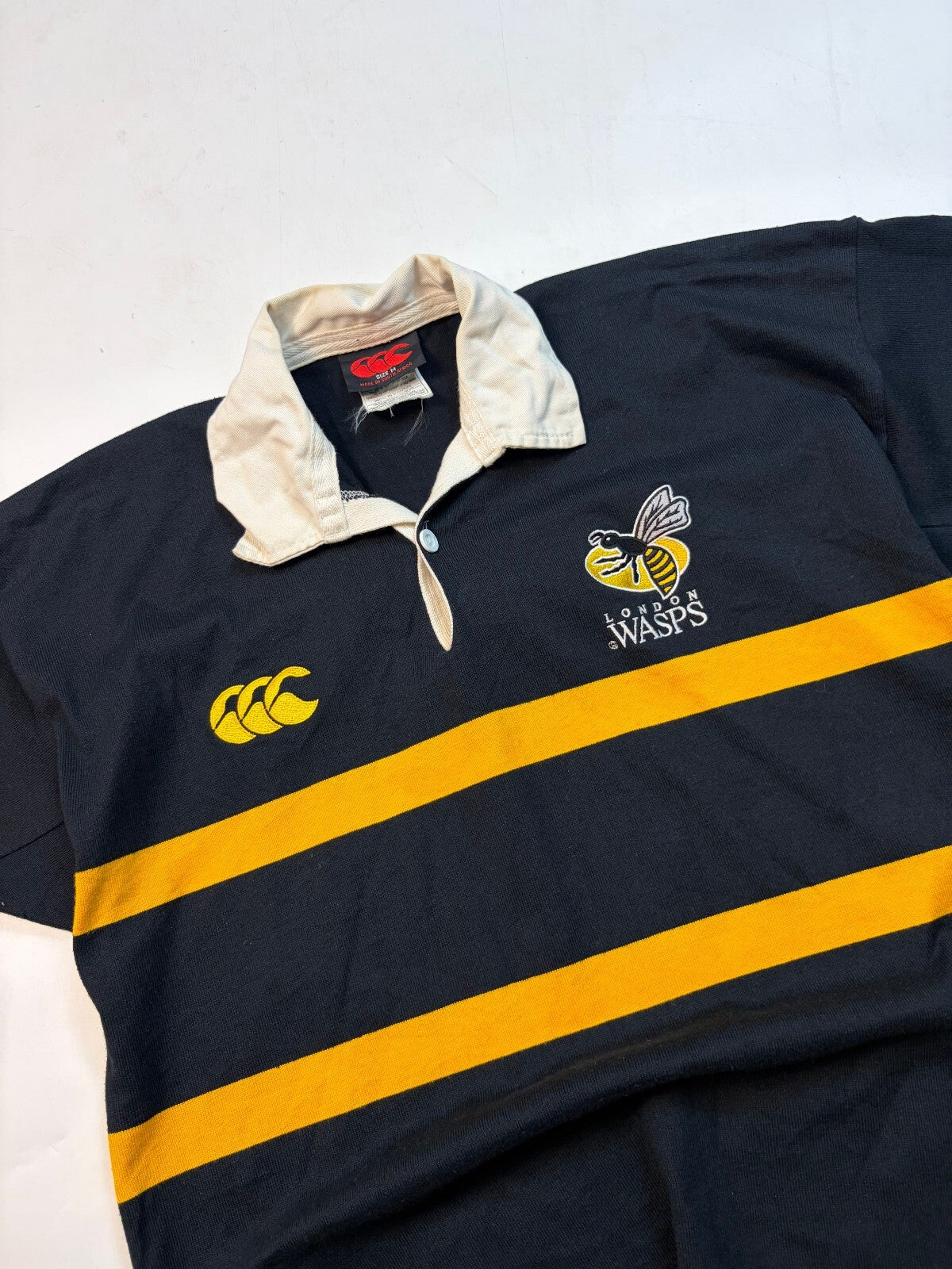 Vintage London Wasps 2004 Canterbury champions rugby shirt (M)
