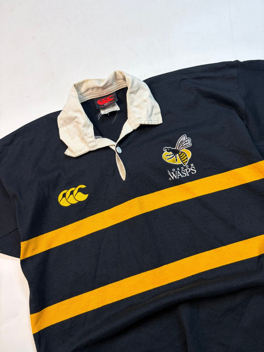 Vintage London Wasps 2004 Canterbury champions rugby shirt (M)