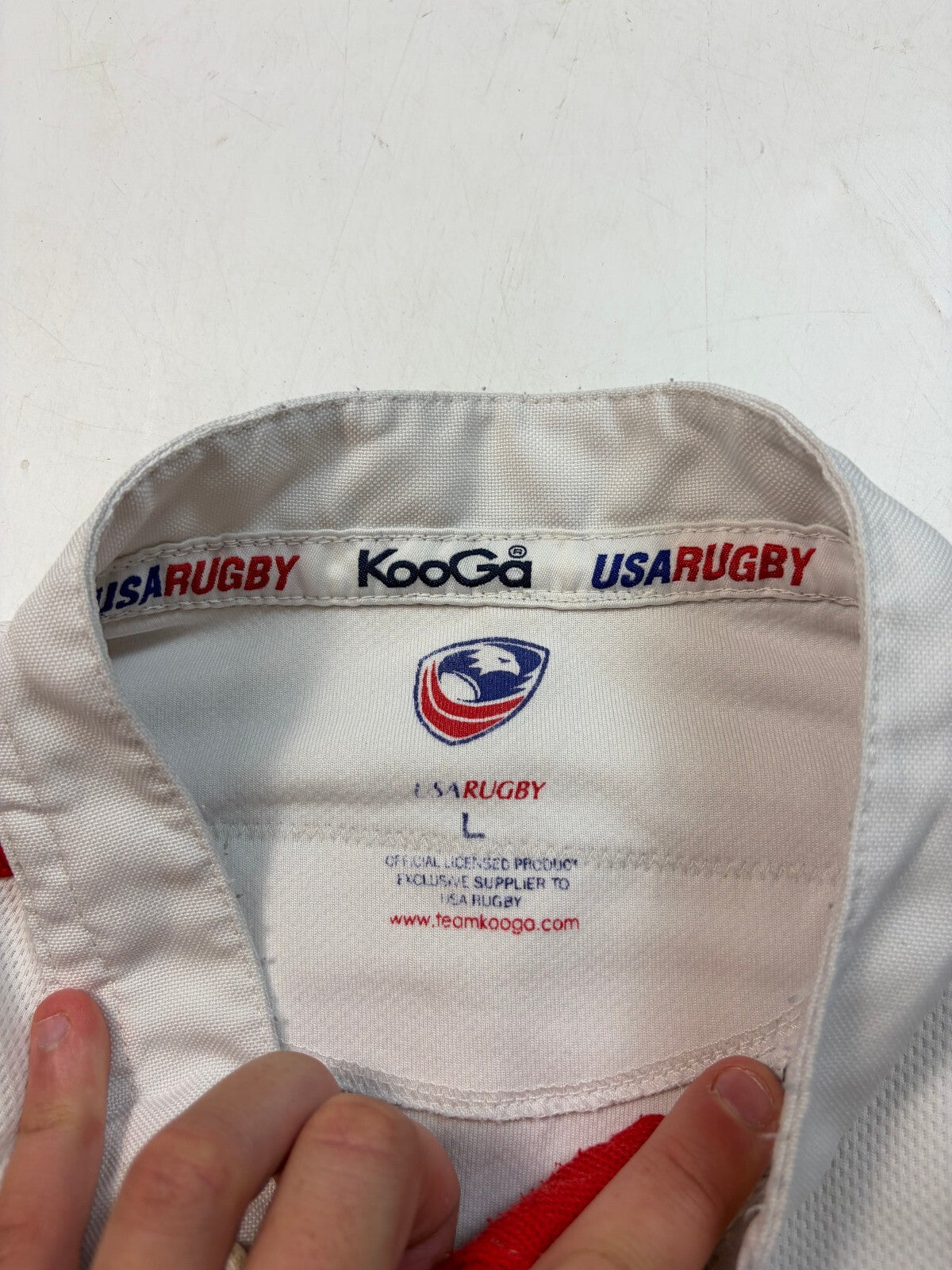 Vintage USA sevens 2005 world cup Kooga rugby shirt (L)