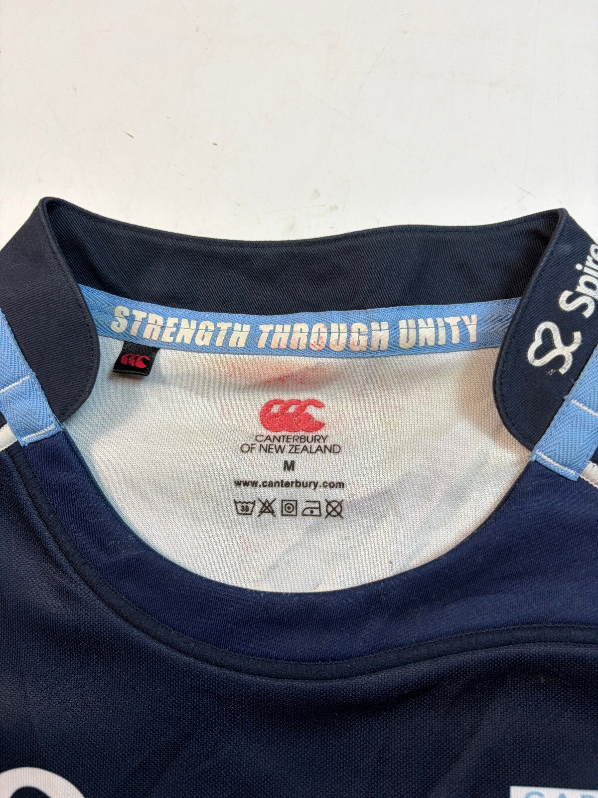 Cardiff Blues 2010/11 Canterbury home rugby shirt (M)