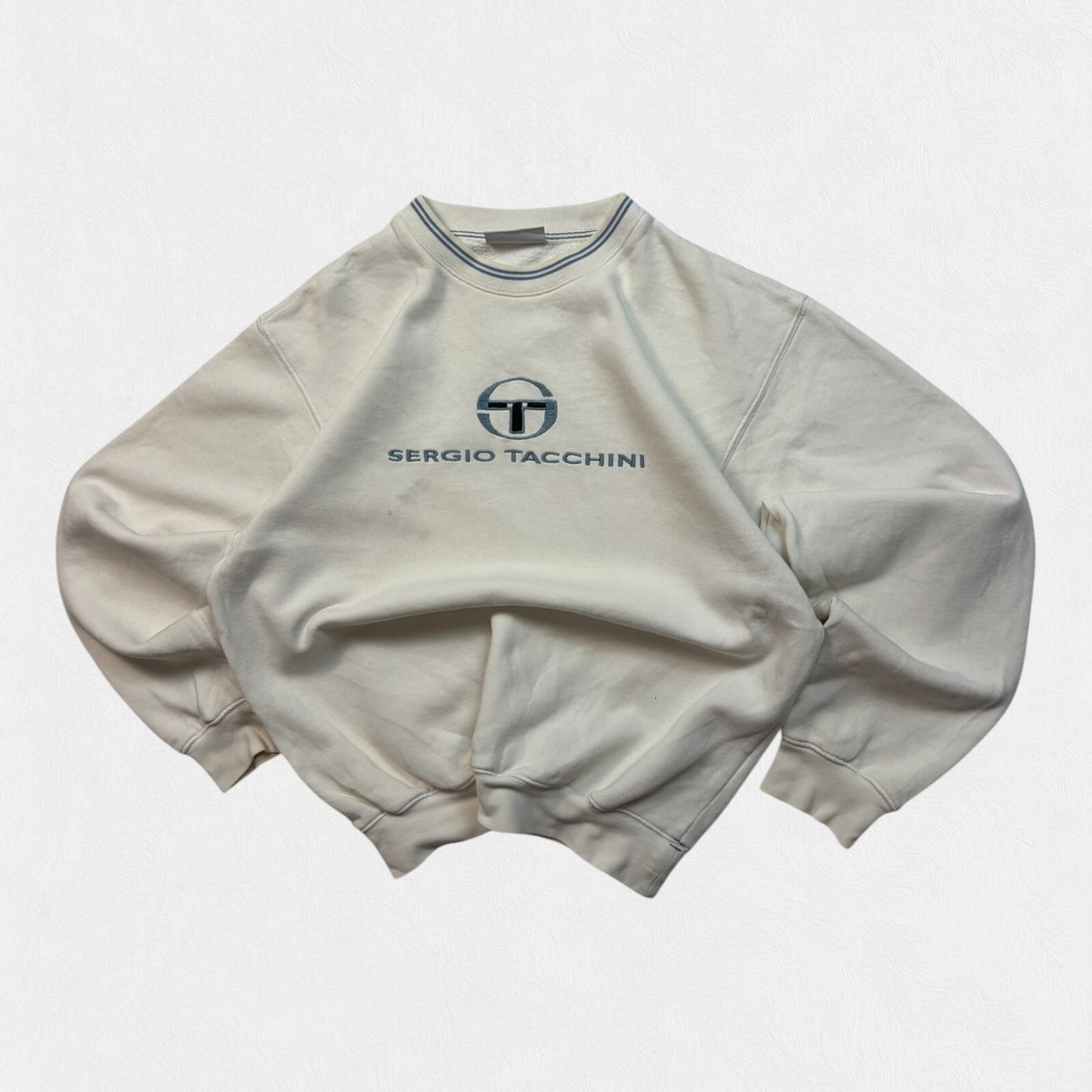 Vintage Sergio Tacchini spell out sweatshirt (S)