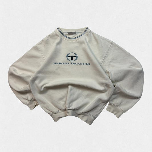 Vintage Sergio Tacchini spell out sweatshirt (S)