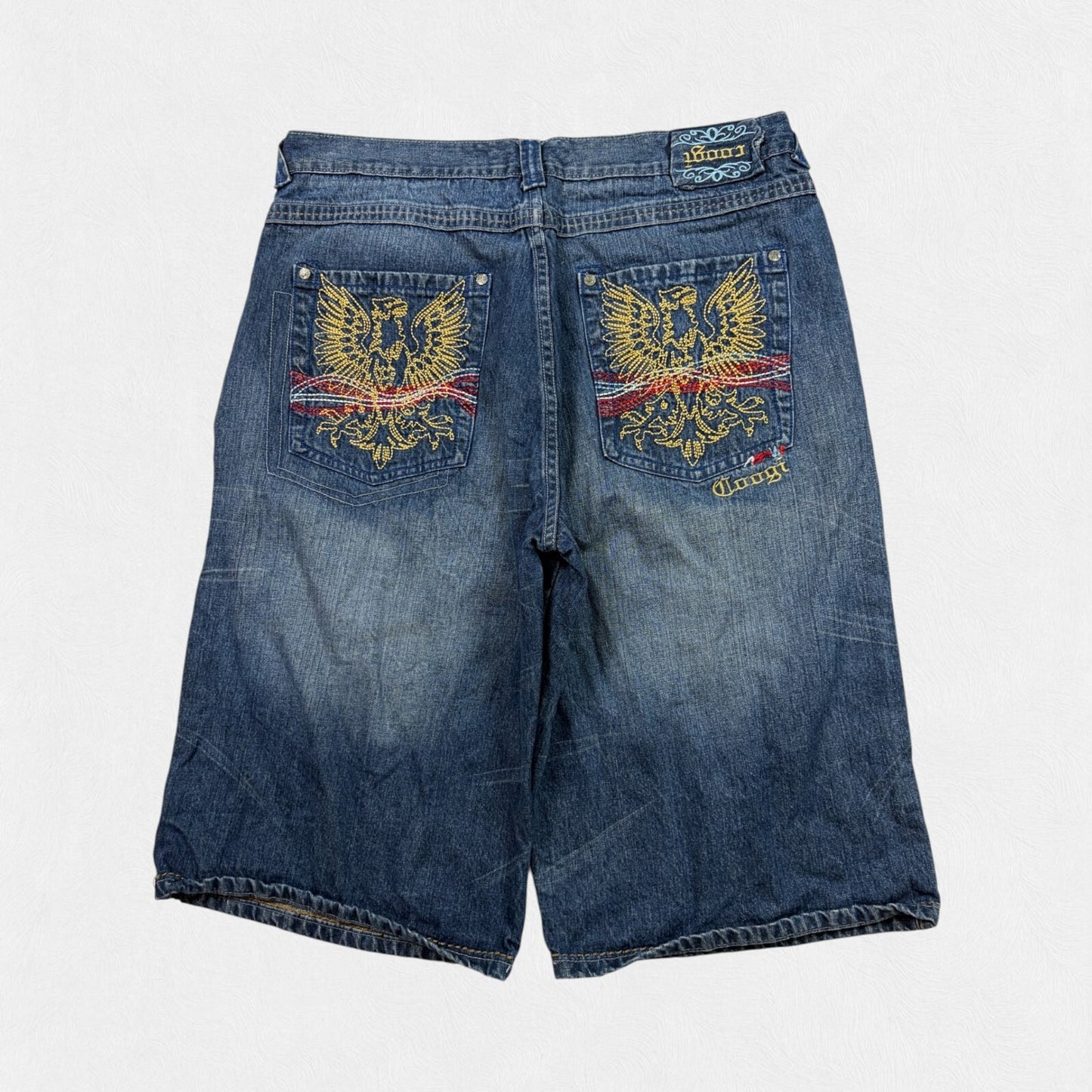 Vintage Y2K Coogi baggy hip hop jorts (W36)