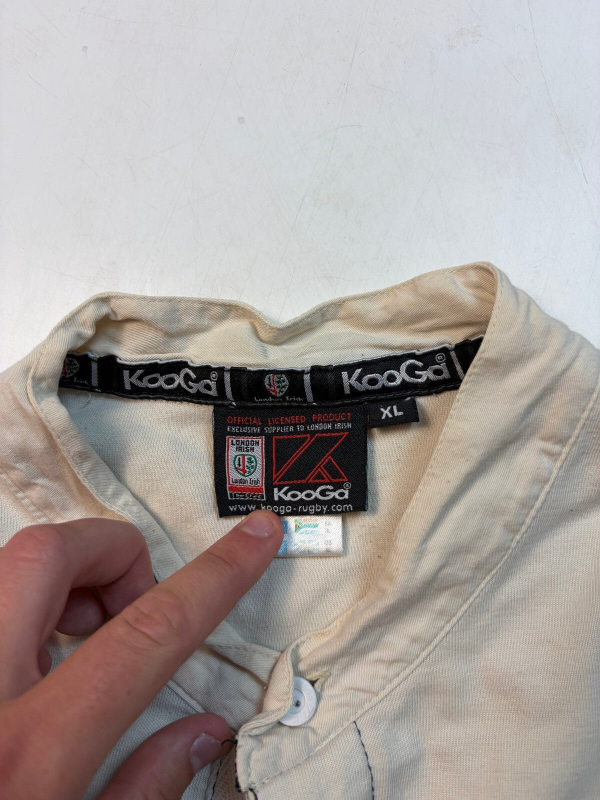Vintage London Irish 2002/03 Kooga rugby union shirt (XL)