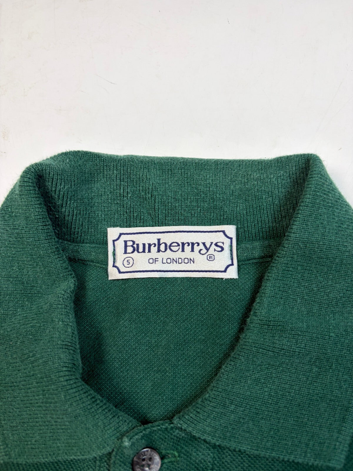 Vintage 90s Burberry short sleeve polo shirt (M)