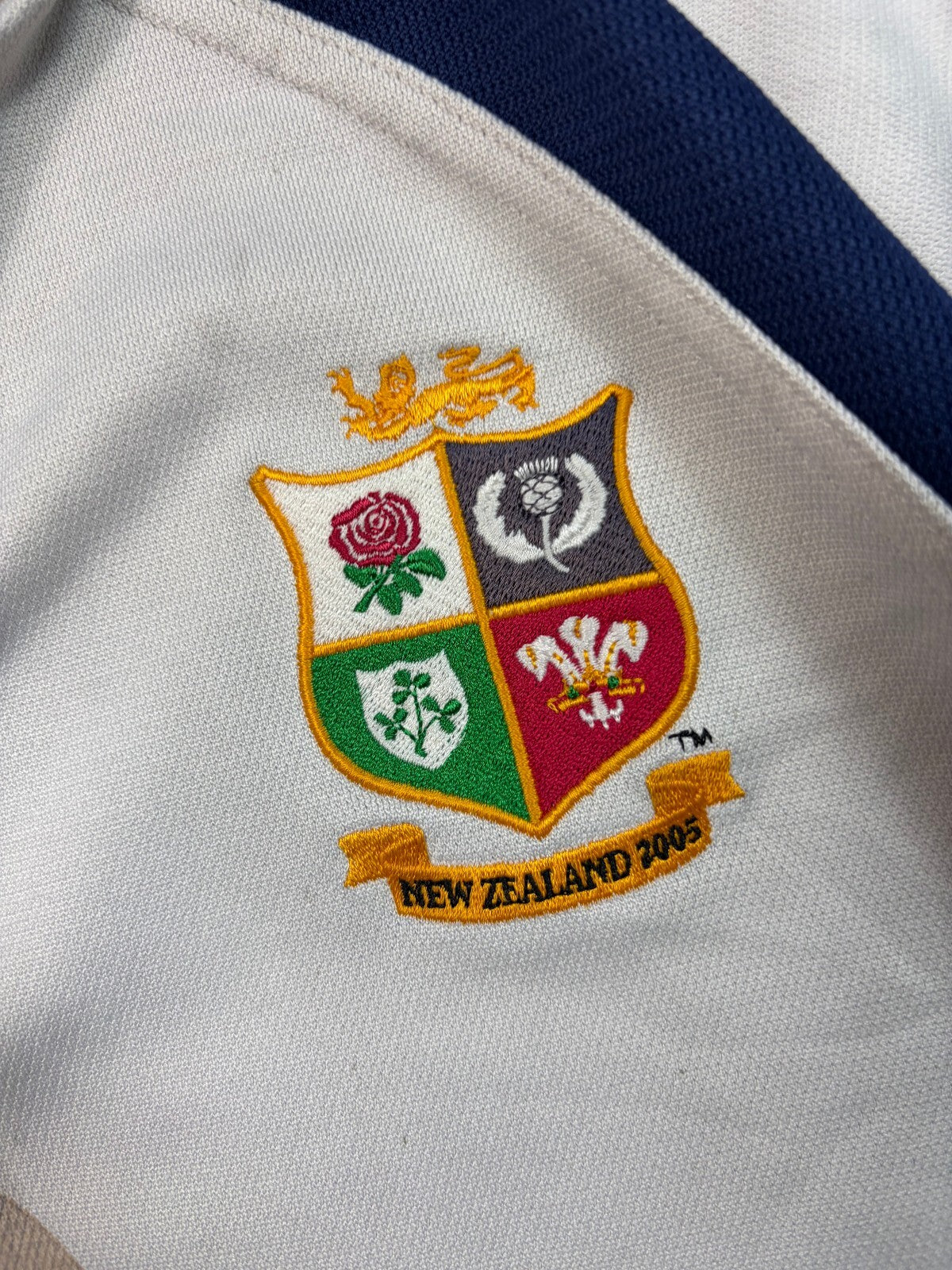 Vintage British & Irish Lions 2005 tour away adidas rugby shirt (L)