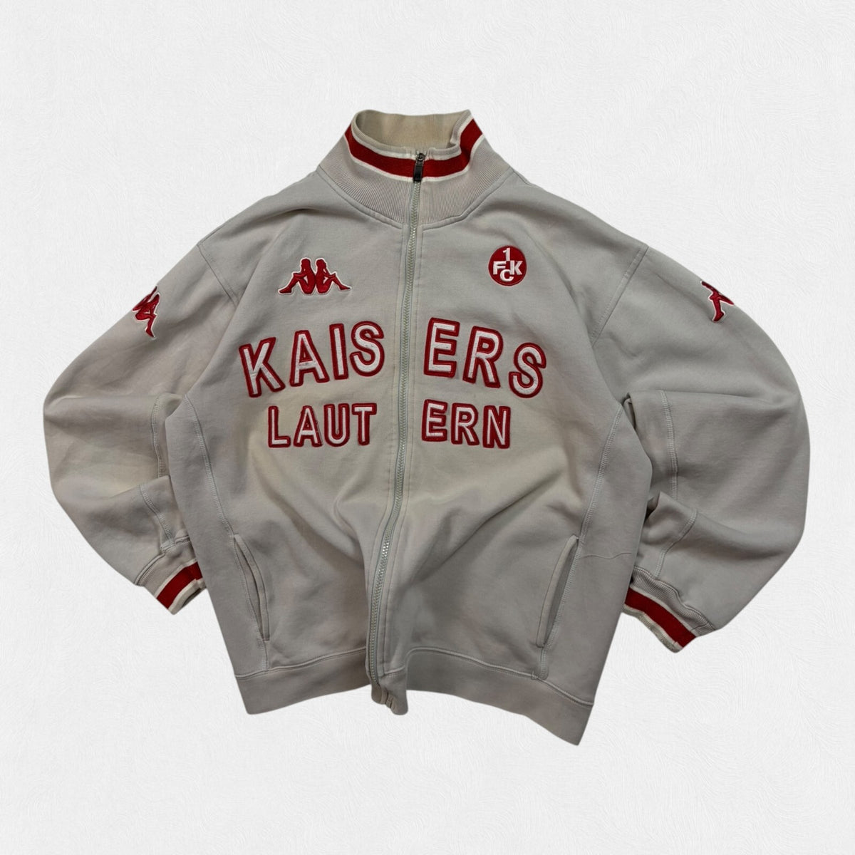 Vintage 2000s Kaiserslautern Kappa football track top (XXL)