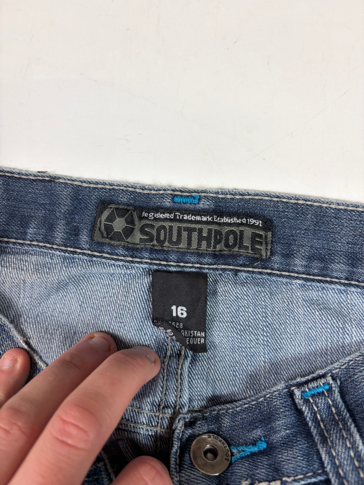 Vintage Y2K Southpole baggy hip hop jeans (16)