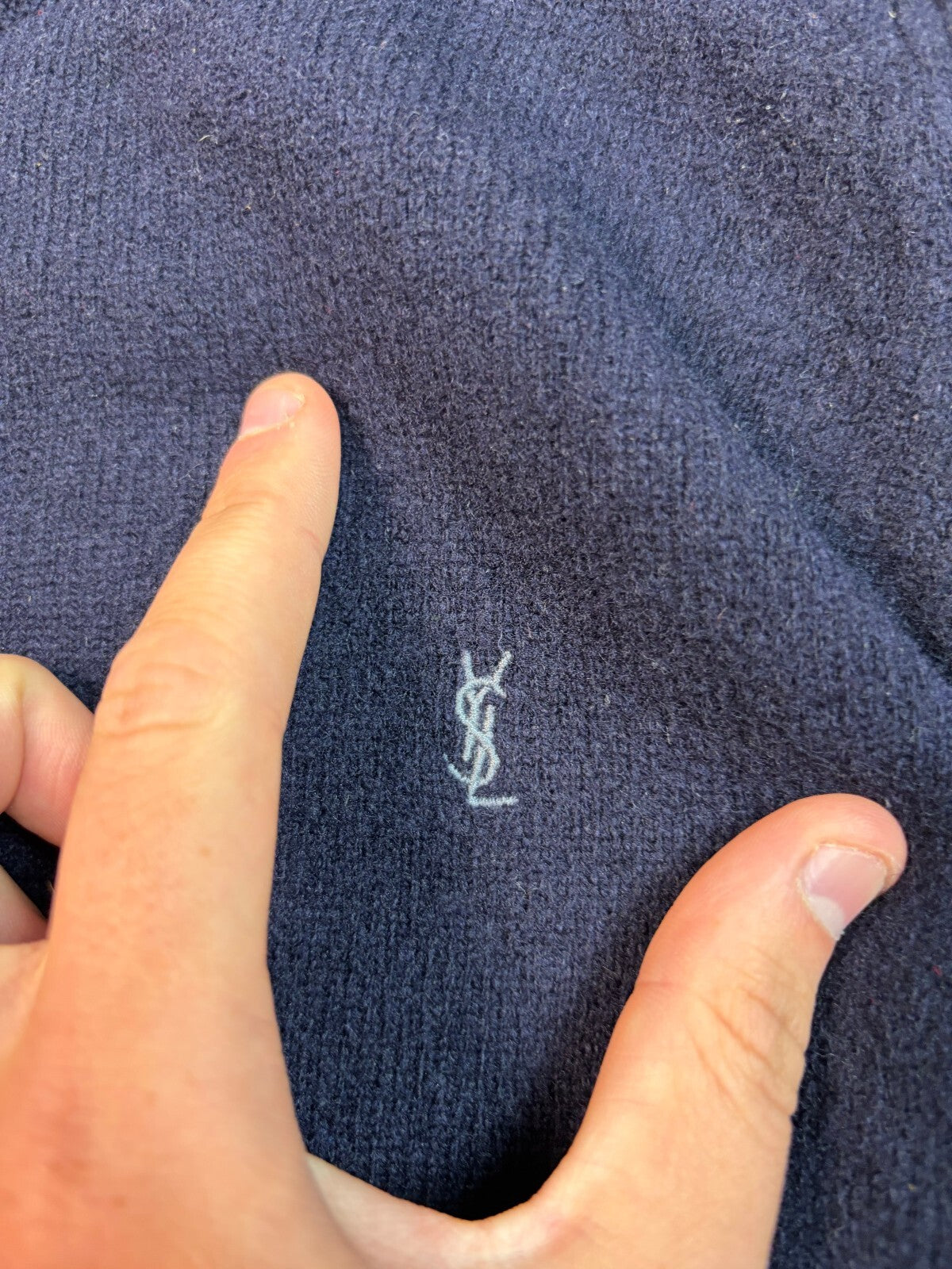 Vintage YSL Yves Saint Laurent wool knit sweater (S)