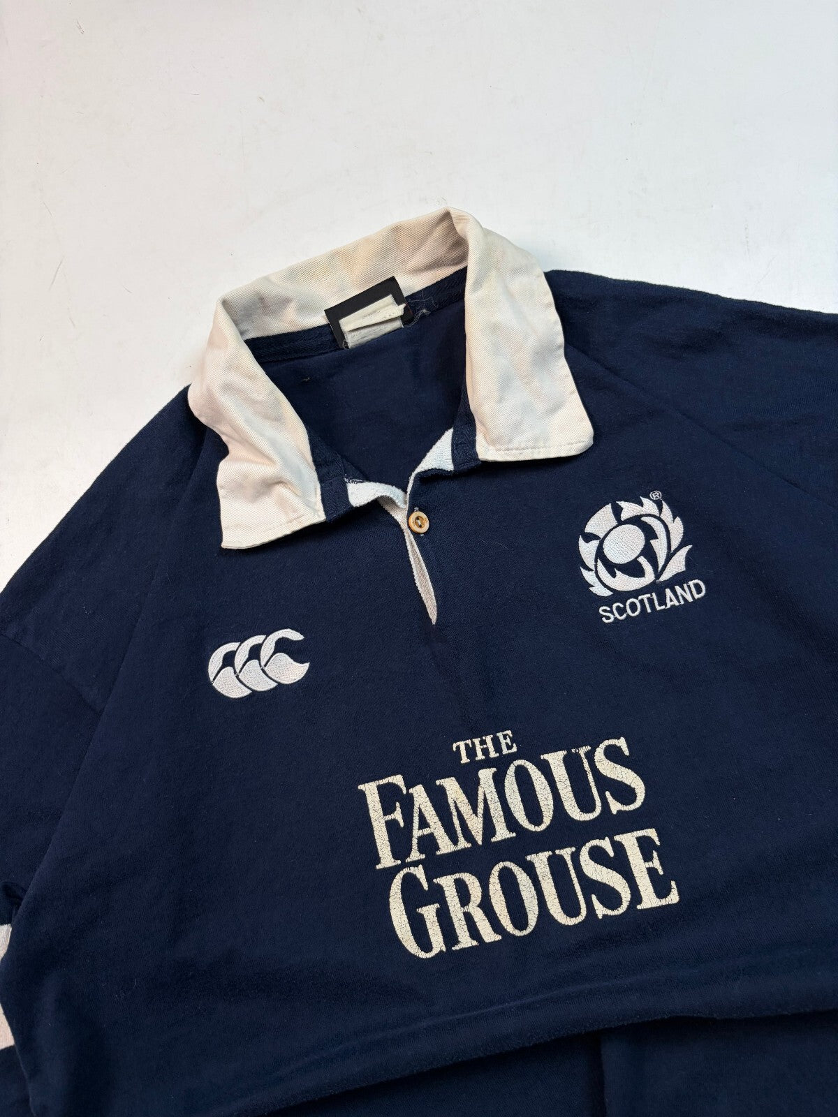 Vintage Scotland 2002-05 Canterbury rugby union shirt (XXL)