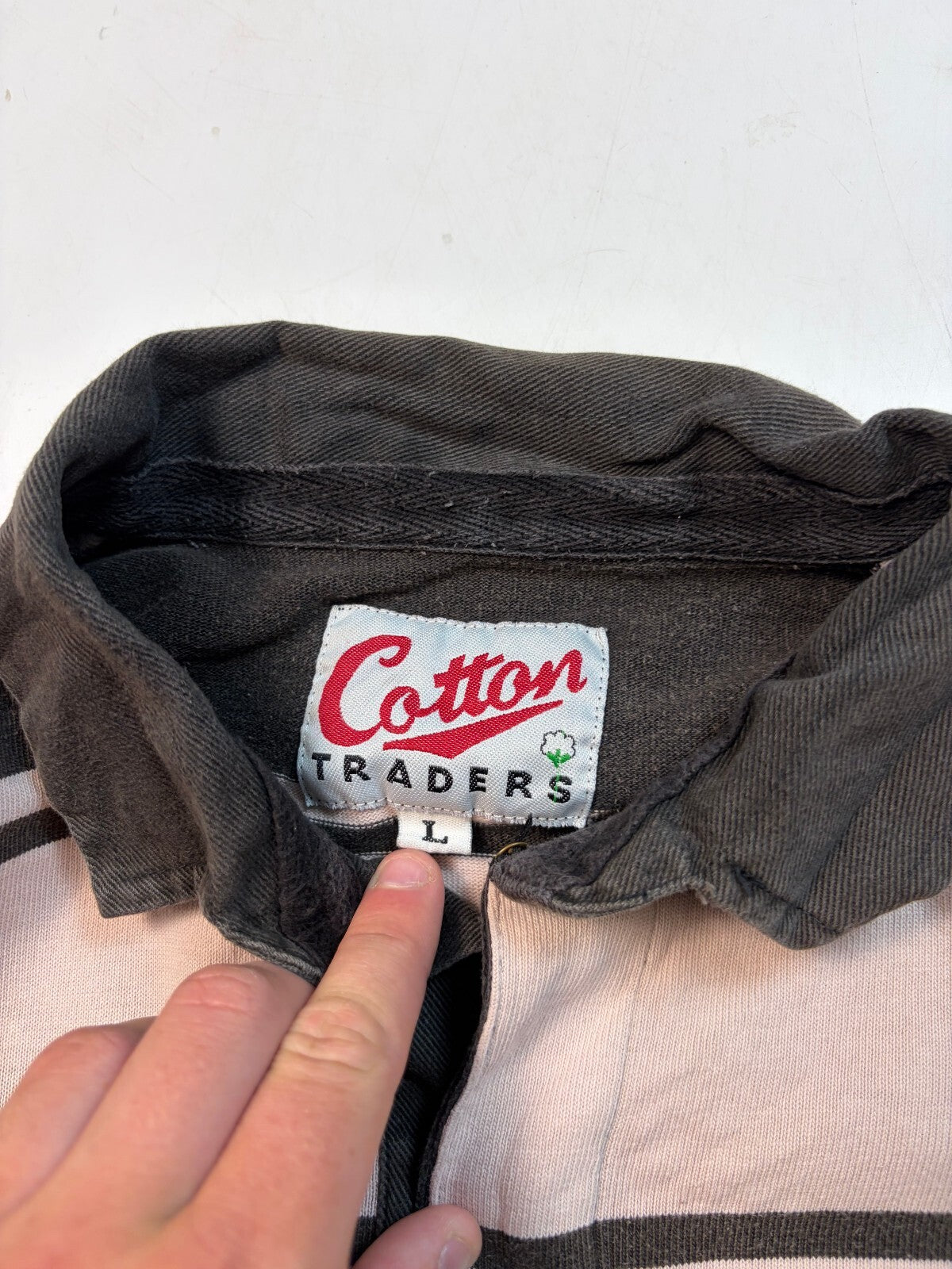 Vintage 90s Murphy's Irish stout Cotton Traders rugby polo shirt (L)