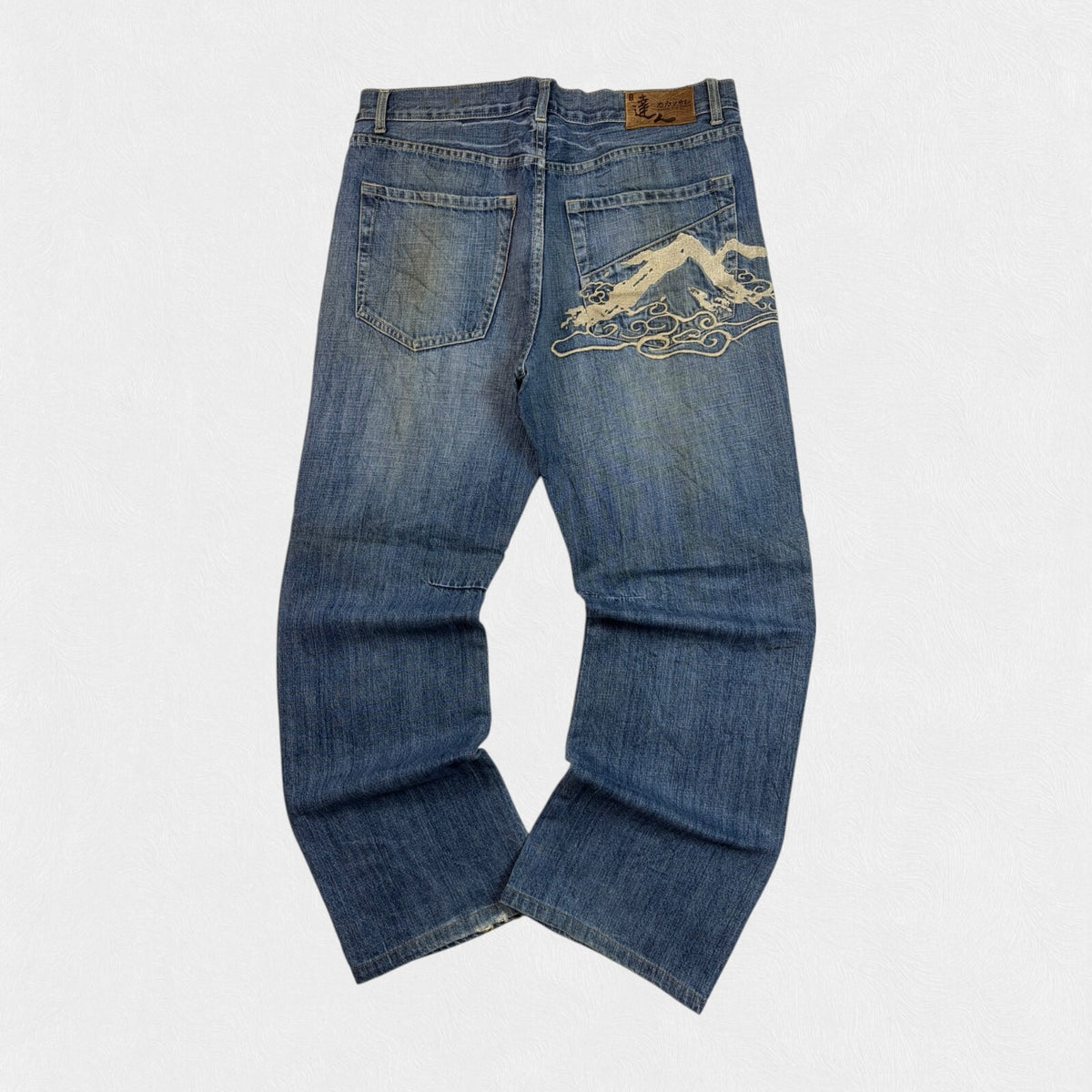 Vintage Y2K Big Train Japanese baggy hip hop jeans (W36)