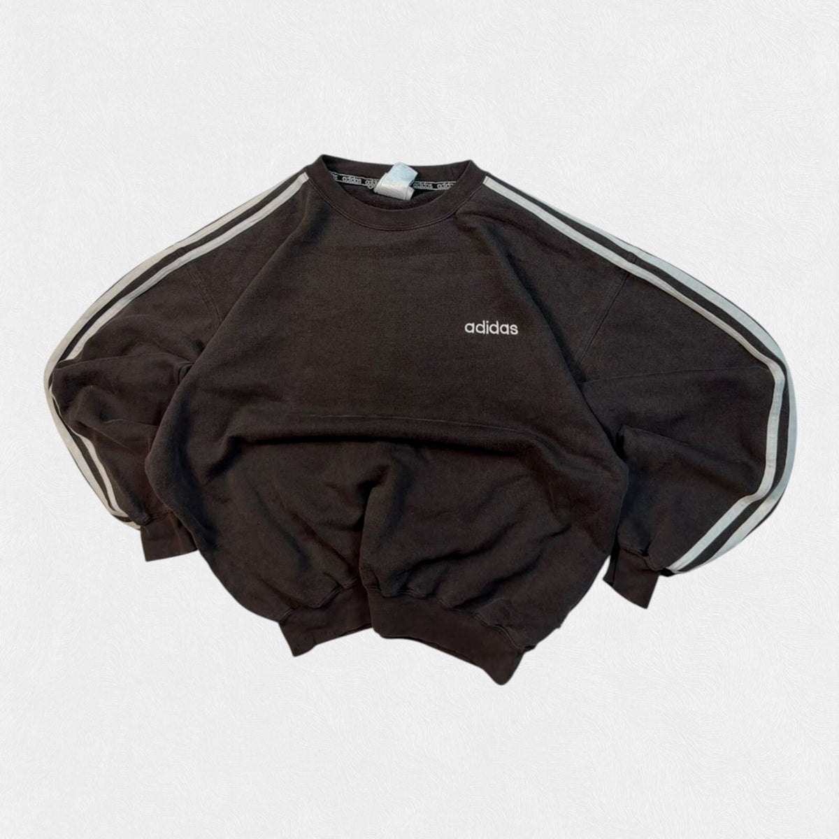 Vintage 90s adidas originals side stripe sweatshirt (M)