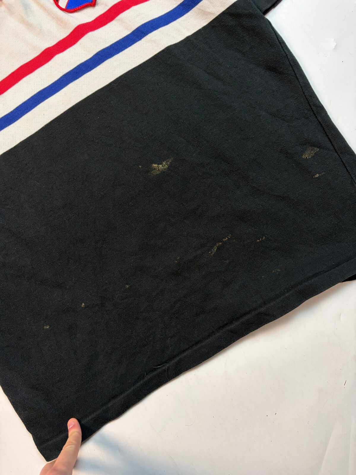 Vintage New Zealand 1995 France tour Canterbury rugby union shirt (L)