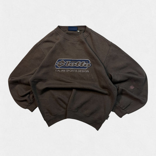 Vintage Y2K Lotto spell out sweatshirt (M)