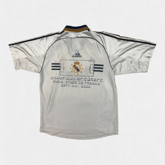 Vintage Real Madrid 1998-00 Adidas football shirt (M)