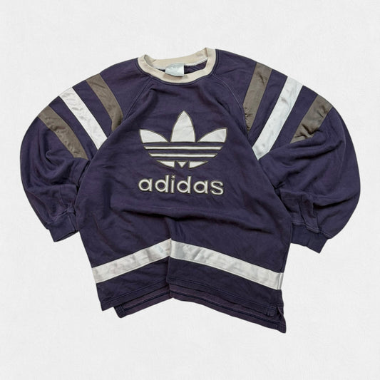 Vintage 90s adidas originals centre logo sweatshirt (XL)