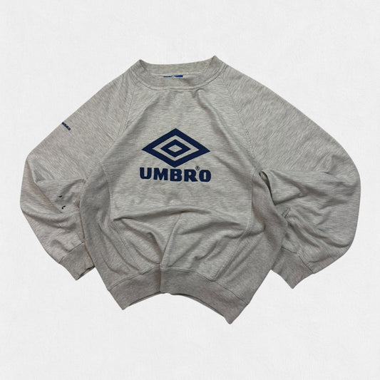 Vintage 90s Umbro pro training centre logo sweatshirt (M)