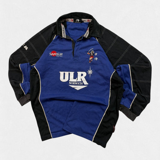 Vintage Samurai sevens 2000-02 match worn away rugby shirt (XL)