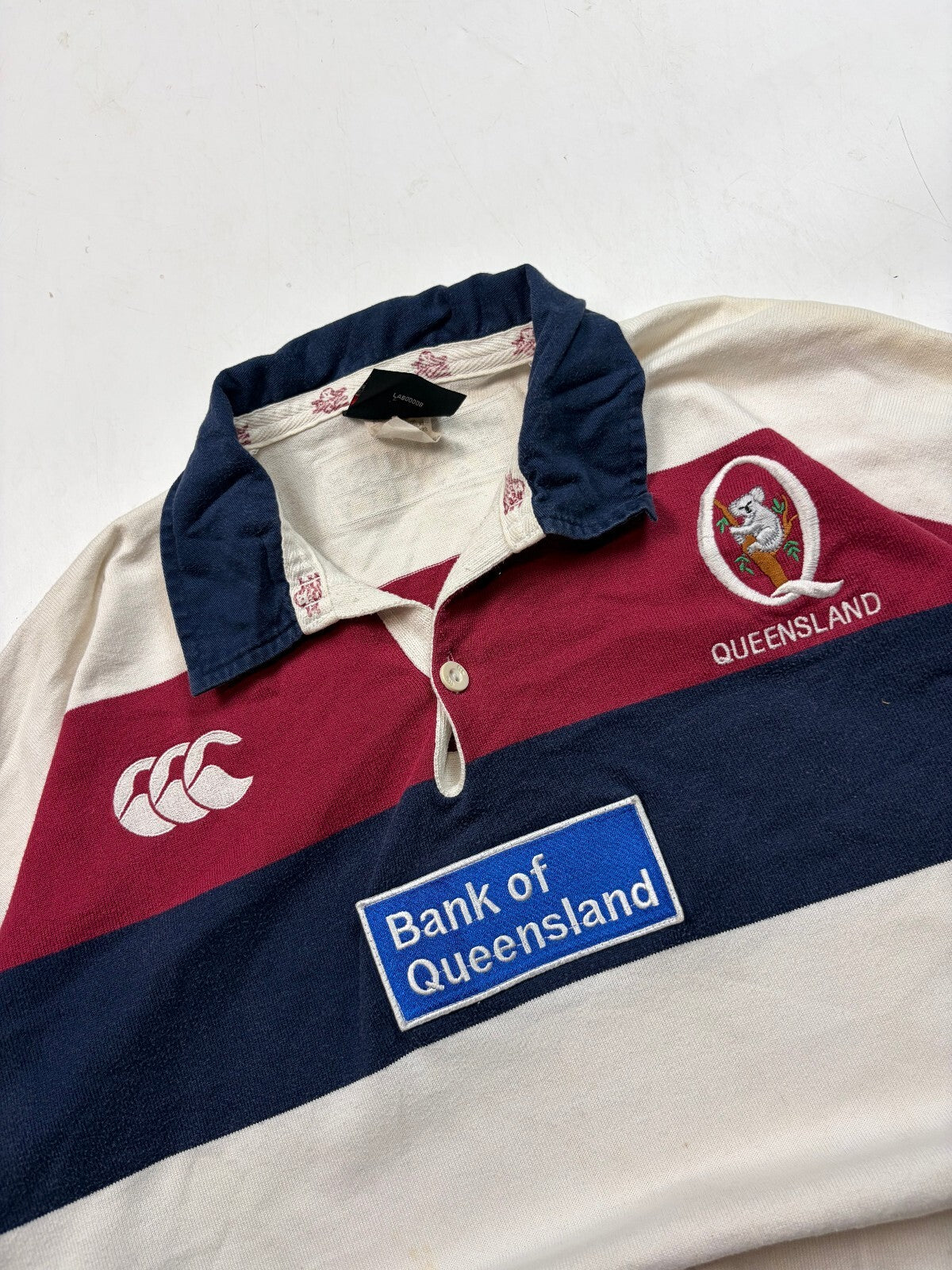 Vintage Queensland reds 2001/02 Canterbury rugby union shirt (XL)