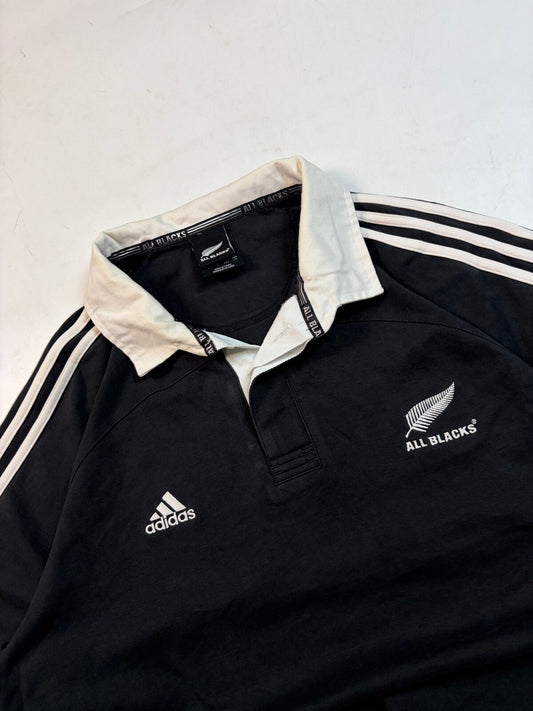 Vintage New Zealand all blacks 2007/08 Adidas rugby shirt (L)