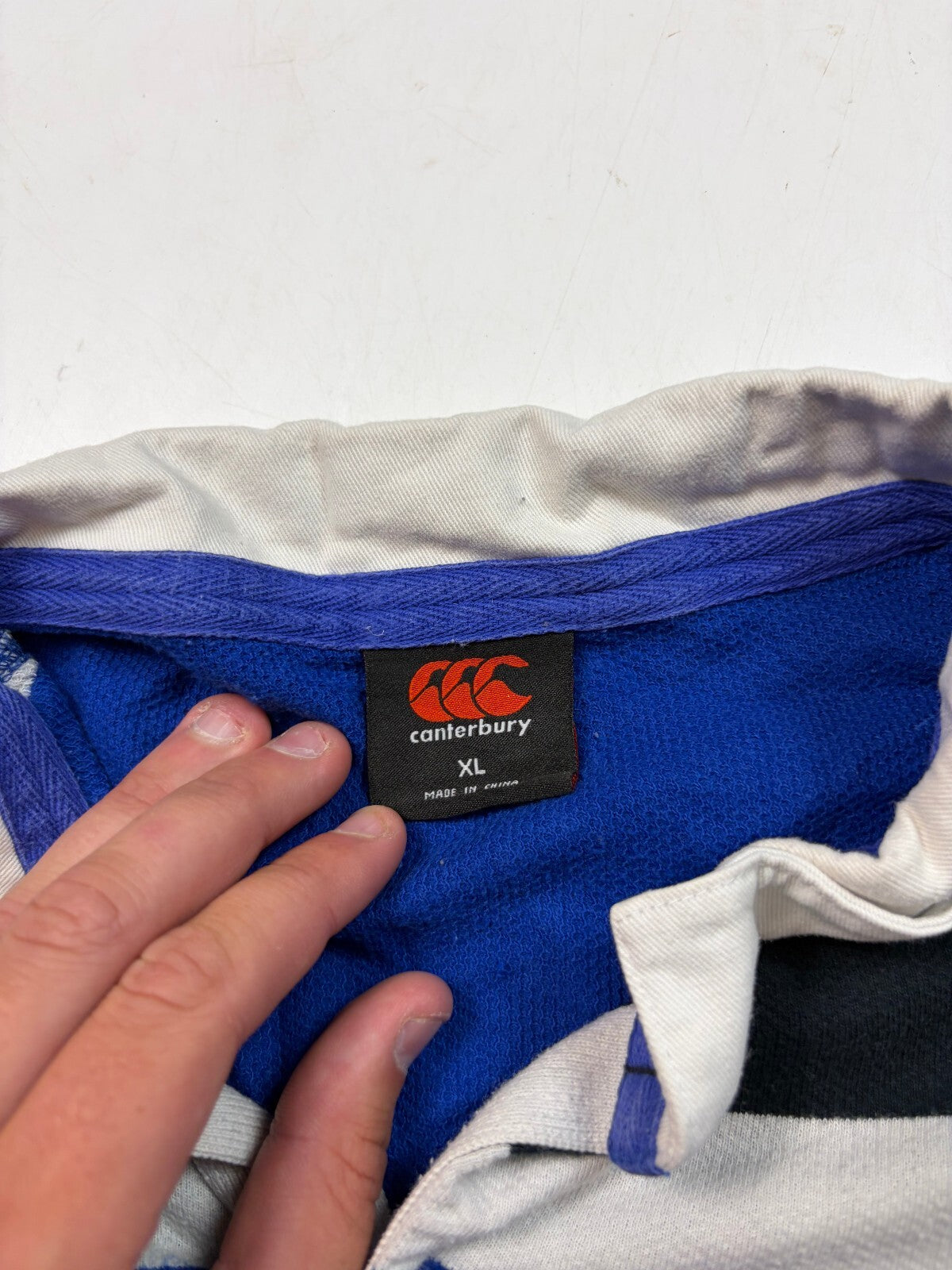 Bath 2018/19 Canterbury home rugby union shirt (XL)